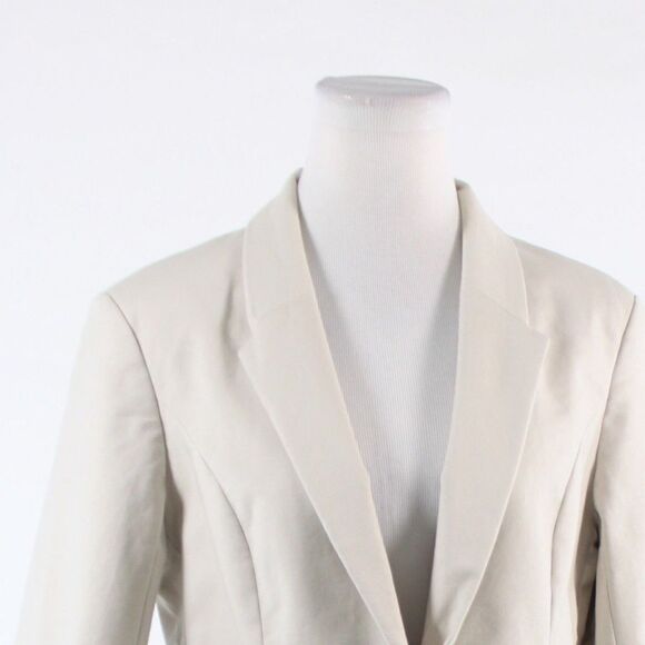 Katherine Barclay beige blazer jacket L - Picture 2 of 8
